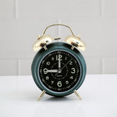 Green Twin Bell Alarm Clock